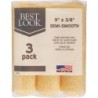 BEST LOOK 3PK 9" X 3/8" ROLLER REFILL