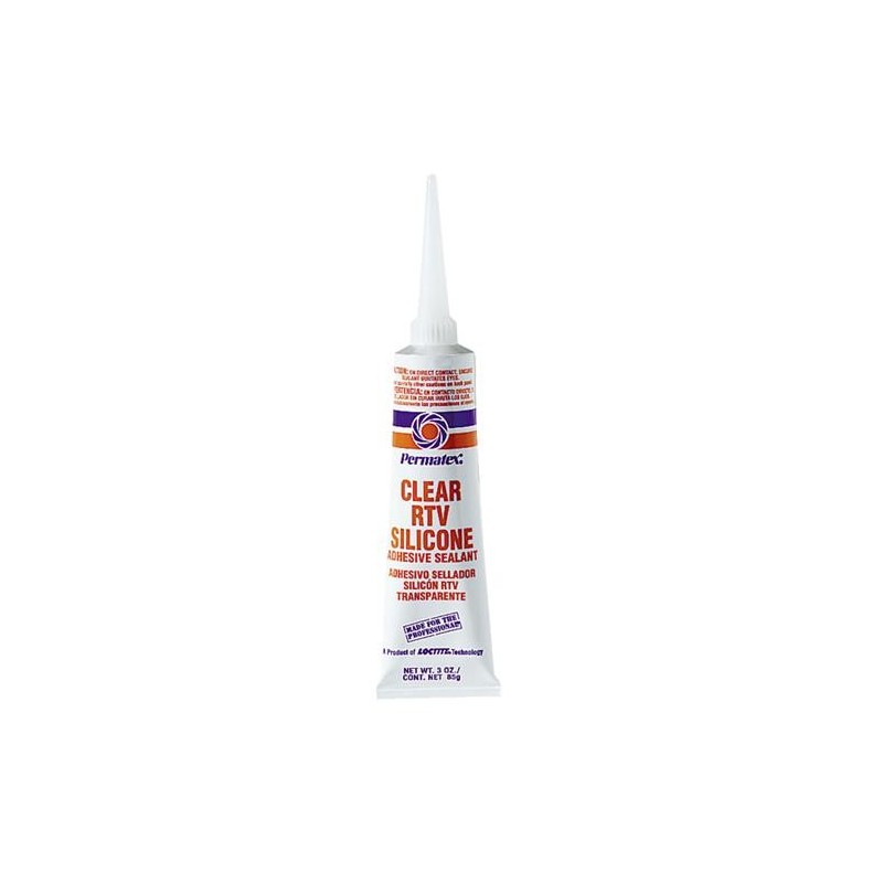 CLEAR RTV SILICONE 3 0Z PERMATEX