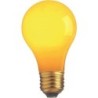 25W A19 CERAMIC YELLOW 130V PARTY BULB