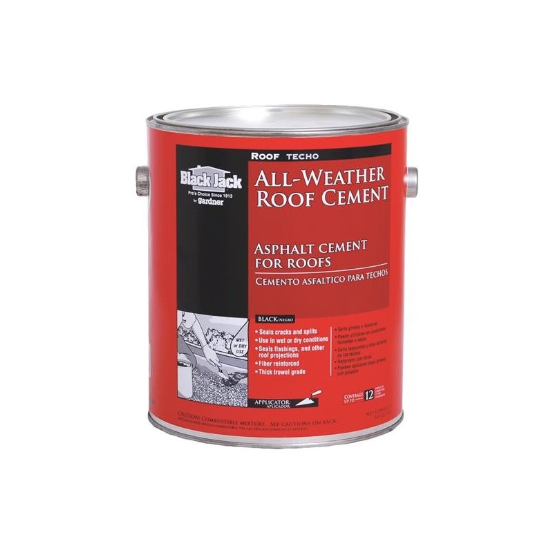 BLACK JACK ALL WEATHER ROOF CEMENT 3.4L
