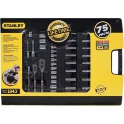 Mechanics Socket Tool Set, 75pc [Stanley]