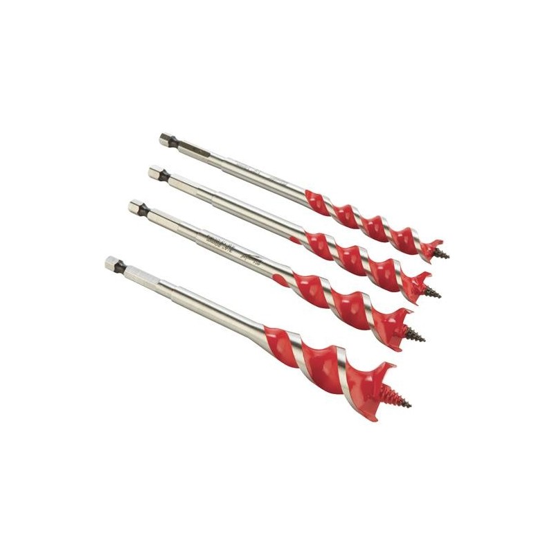 MILWAUKEE 4PC SELF FEEDING WOOD BIT SET