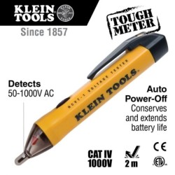 [Klein Tools] Non - Contact Voltage Tester Pen 50 to 1000 Volts