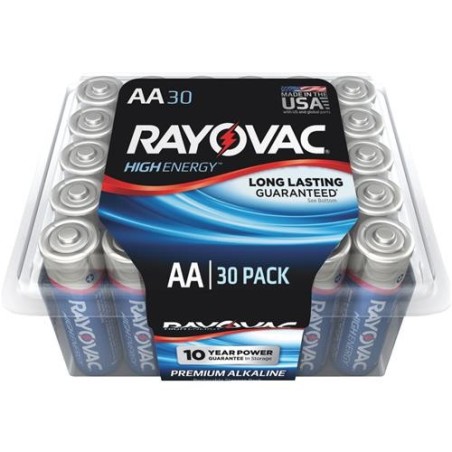 30PK AA ALK BATTERIES RAYOVAC