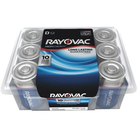 D SIZE ALK BATTERIES RAYOVAC