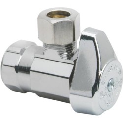 BRASSCRAFT 1/4 TURN ANGLE VALVE FOR WALL PIPE