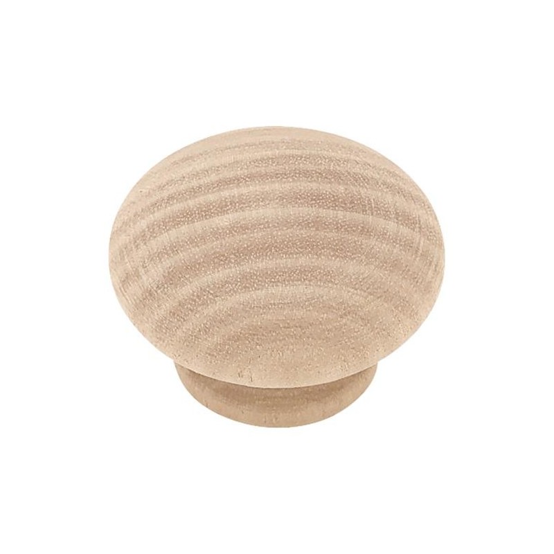 LIBERTY 1 1/2" WOOD ROUND KNOB