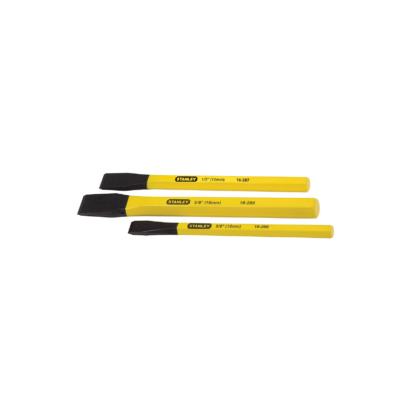 STANLEY 3PC COLD CHISEL SET