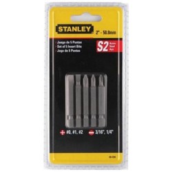 STANLEY 5PC INSERT BITS SET...