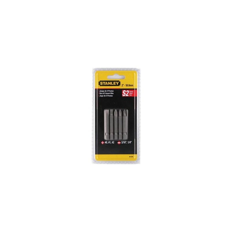 STANLEY 5PC INSERT BITS SET (68-024)