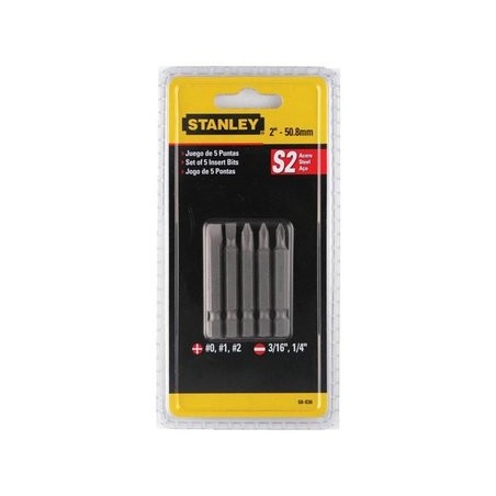 STANLEY 5PC INSERT BITS SET (68-024)