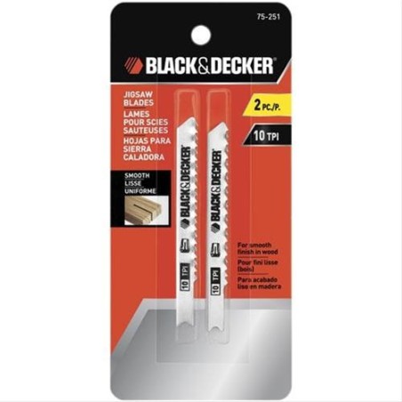 Jigsaw Blade, (For Wood) 2pc [Black & Decker]