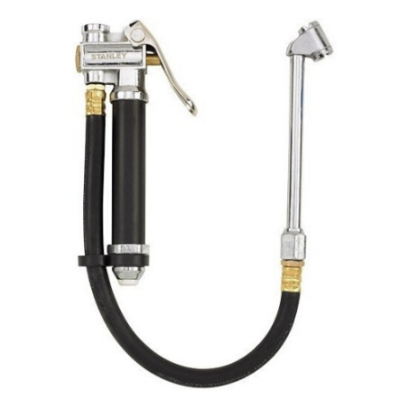 STANLEY TIRE INFLATOR WITH BAR GAUGE AND HOSE