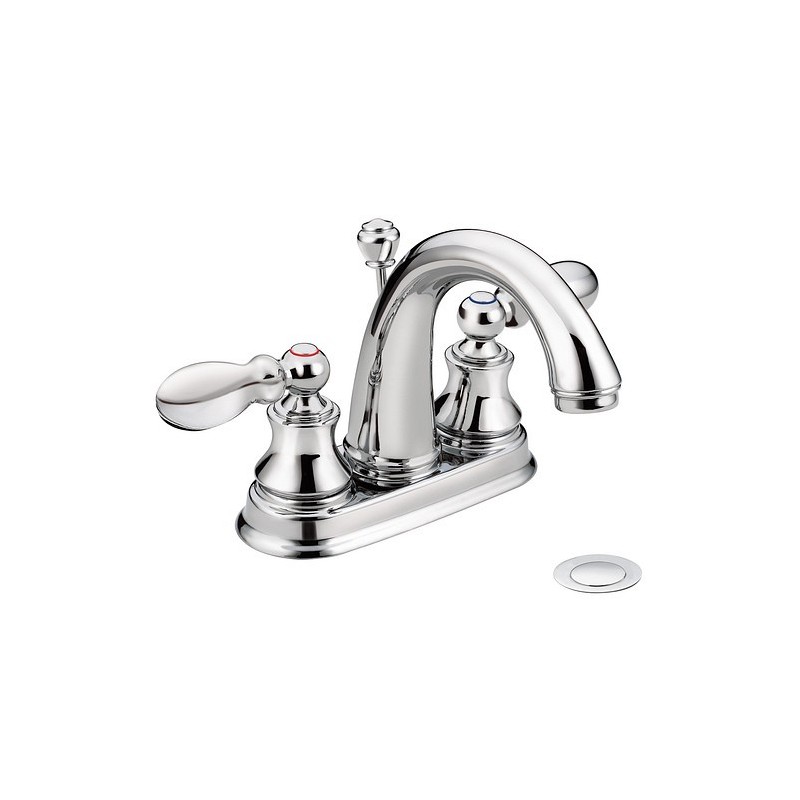 Harlon Chrome Two-Handle Bathroom Faucet [Moen]