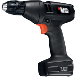 Cordless Drill, 7.2V [Black...