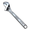 STANLEY 10" CHROME ADJUSTABLE WRENCH