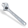 STANLEY 12" CHROME ADJUSTABLE WRENCH
