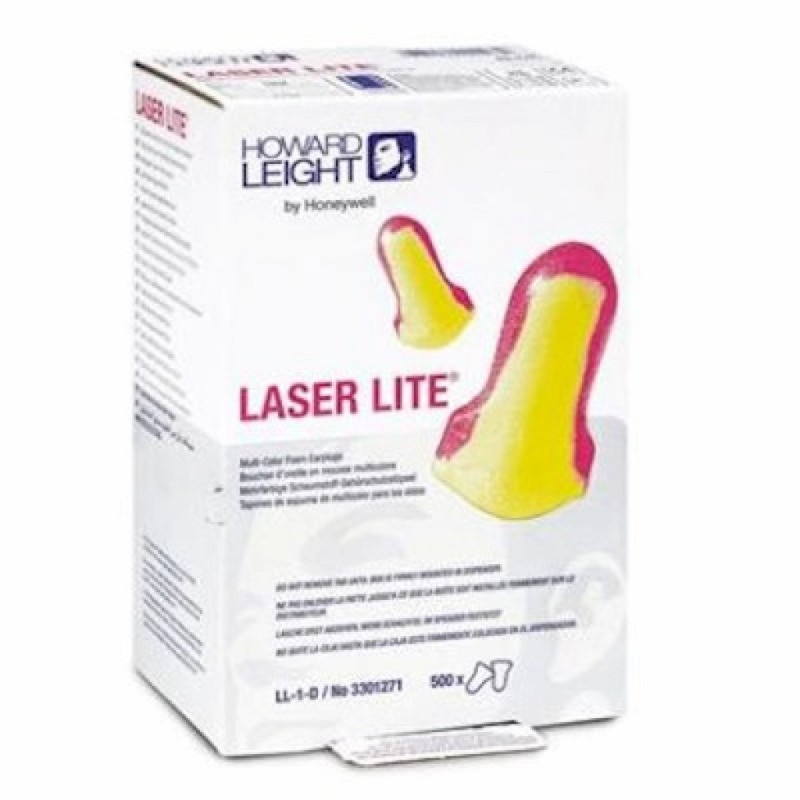 Laser Lite Ear Plug, 500 Pairs, (Howard Leight) [Honeywell]
