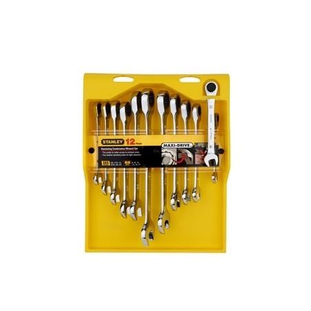 STANLEY 12PC COMBINATION WRENCH SET