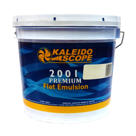 KALEIDOSCOPE 2001 FLAT EMULSION FROST WHITE- QUART