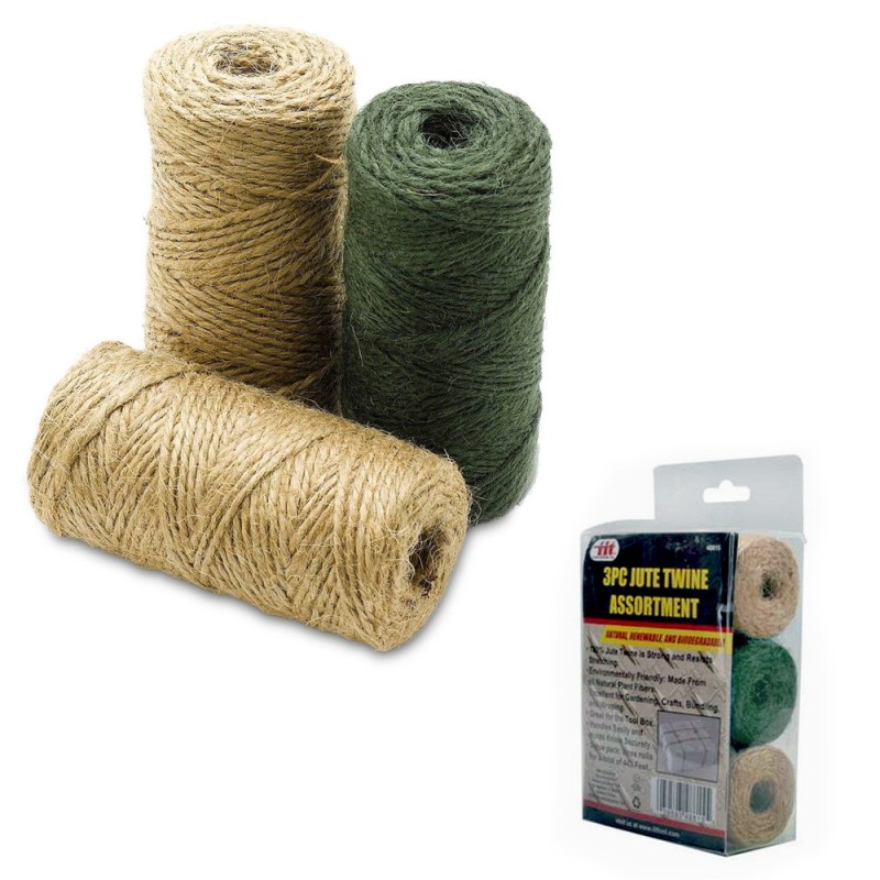 3PC JUTE TWINE ASSORTMENT