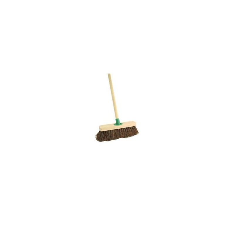 BASS  BROOM WITH  HANDLE 12"